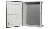 Щит навесной 700x500x140мм (ВxШxГ) из композитного (SMC) материала с монт. панелью, IP65