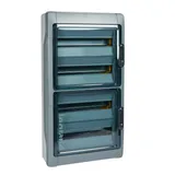 Шкаф PLEXO3 на 72M (4х18), IP65, c кл. PE/N-1x25+34x16/1x25+34x16мм2