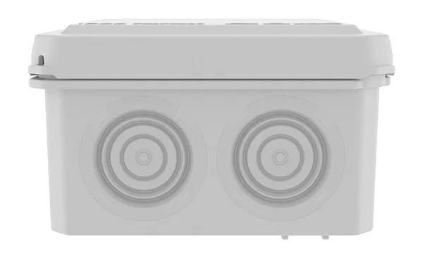 Коробка ответвительная с 8+2 кабельными вводами д.20/20мм, IP55, 70х70х40мм
