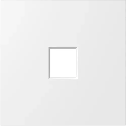 Накладка 1-я для розеток RJ45, TV, SAT, HDMI, матовый белый, серия S08