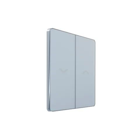Выключатель Systeme Electric Infinity, для жалюзи скрытой установки (250В, 10А), Стальное небо