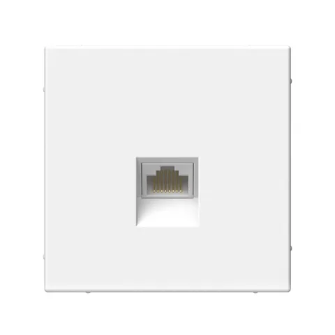 Компьютерная розетка Systeme Electric ArtGallery, RJ45, кат. 6A, механизм, белый