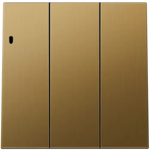 Клавиша 3-я с подсветкой, матовое золото, серия R98 METAL