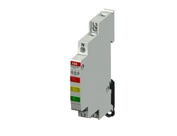 Индикатор E219-3EDC, 115_250VAC, 1 желтый + 1 зеленый + 1 красный LED, 0,5M