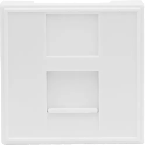 Розетка DEC RJ45 UTP кат.5e, 2мод., бел. (45х45мм), серия (тип) DEC