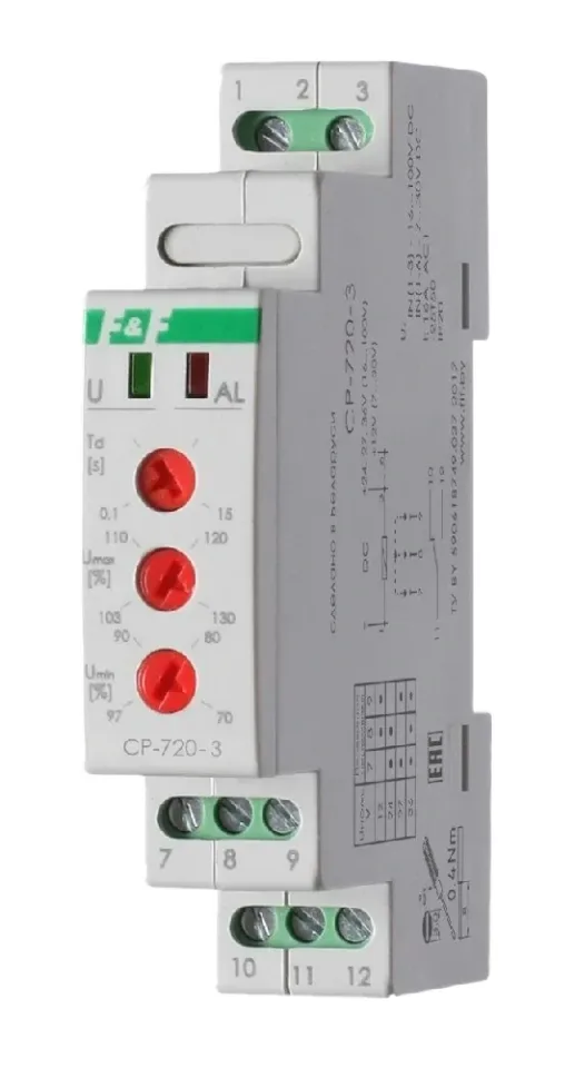 Реле контроля напряжения CP-720-3
