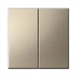Выключатель Systeme Electric ArtGallery, клавиши для 2-клавишного выключтаеля, шампань