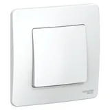 Выключатель Systeme Electric Blanca, скрытой установки 1-клавишный (cх.1), 10А, 250B, белый