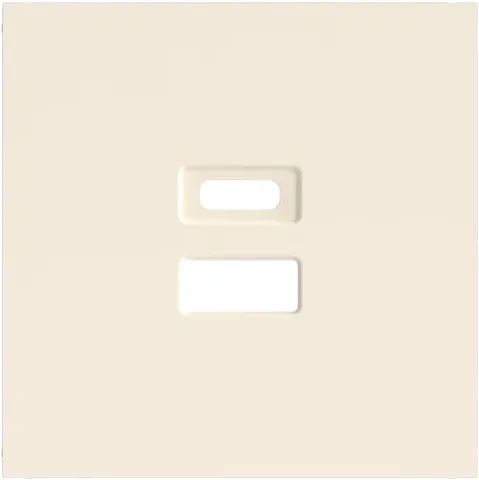 Накладка для розеток USB, глянцевый кремовый, серия A07