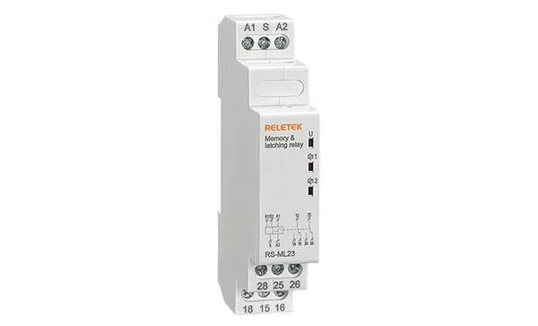 Реле импульсное RS-ML23, 2CO, 10A(250VAC), 24_240VAC/DC, через S, с памятью, 1M