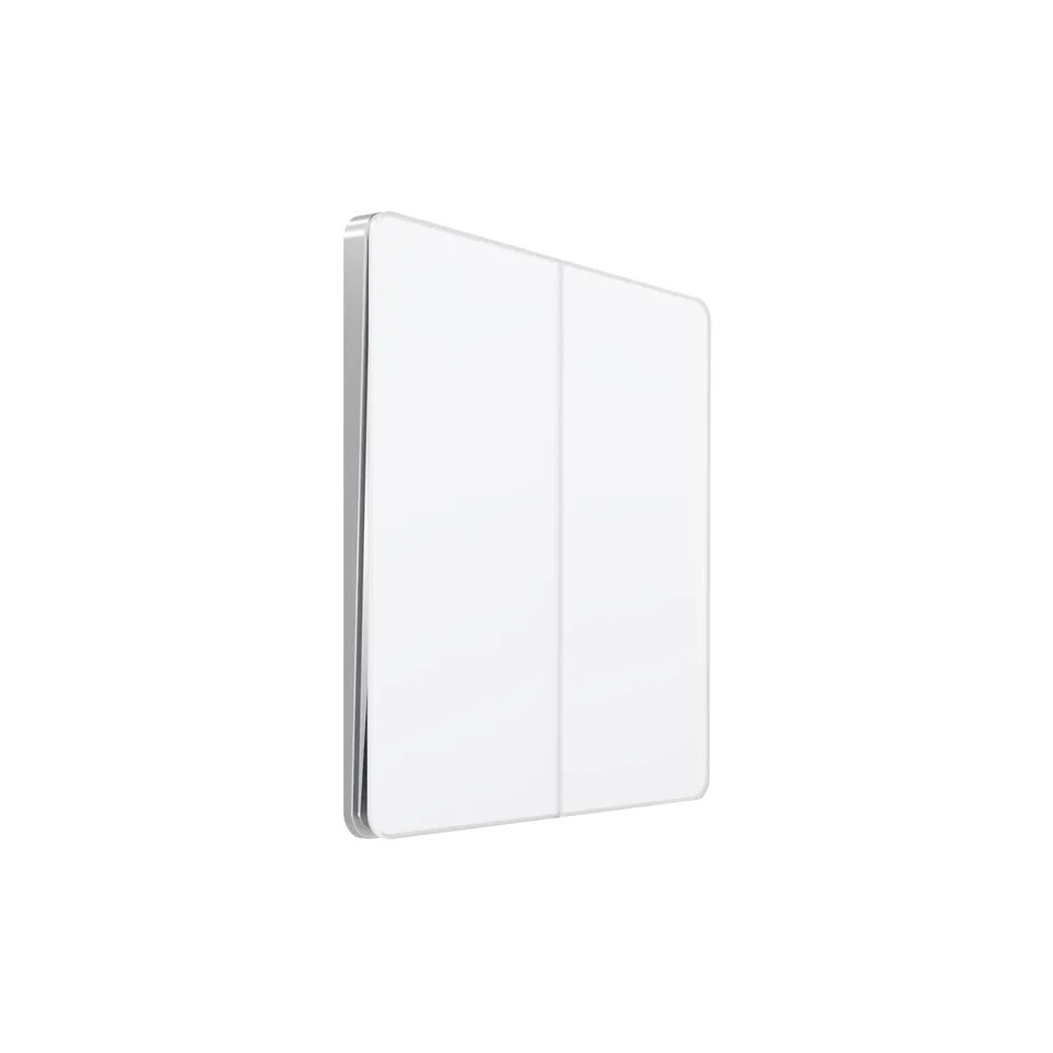 Выключатель Systeme Electric Infinity, с самовозвратом скрытой установки 2кл. (250В, 10А), Арктический лед
