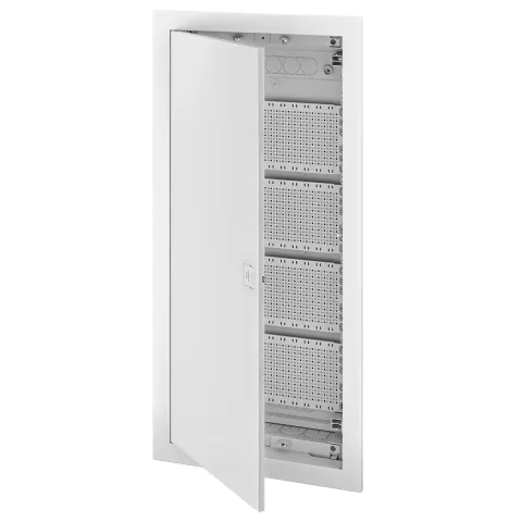 U48FPW IT PL, Щит встраиваемый мультимедийный, 4 ряда, белая дверца, IP30