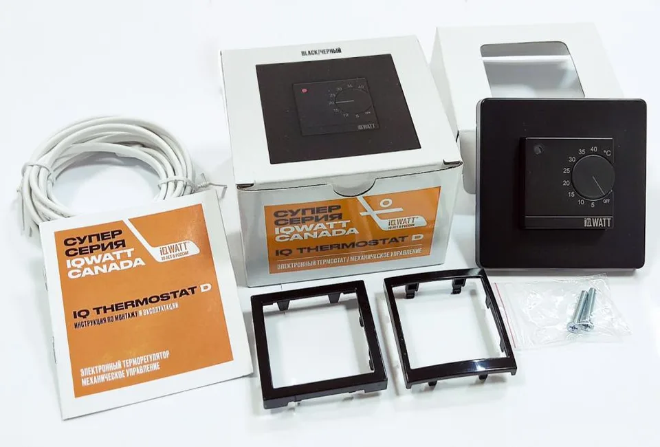 Терморегулятор iQ Thermostat D механический, 16 А
