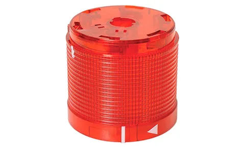 Модуль световой IK, d=70mm, красный, без лампы BA15S, IP40