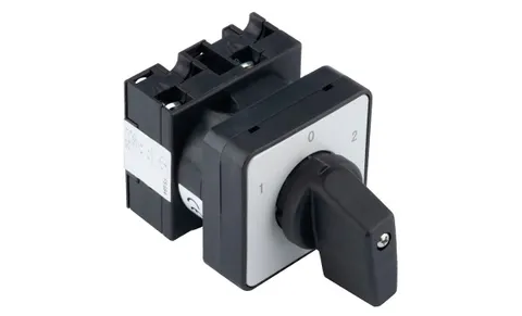 Переключатель UKT0-1-8210/E, 1P, 20A, тип 1-0-2, 1NO на 1_2, на дверь, фронт IP65