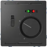 Термостат Schneider Electric D-Life, терморегулятор тепл. пола с центр. пл. с выкл. +4м 230В, антрацит, SD