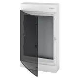 N4x18C IT, Щит навесной мультимедийный, 4 ряда, прозрач. дверца, IP40