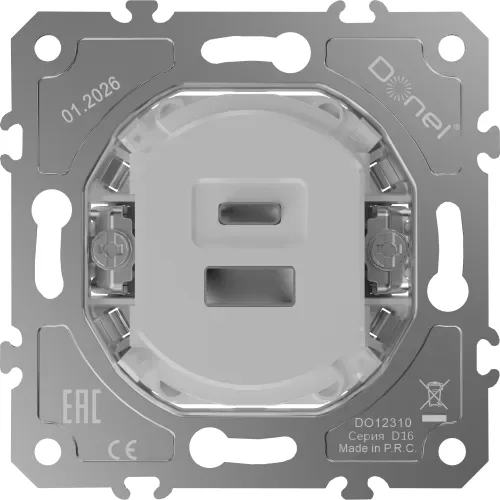USB зарядное устройство 12 Вт тип A+С, серия D16