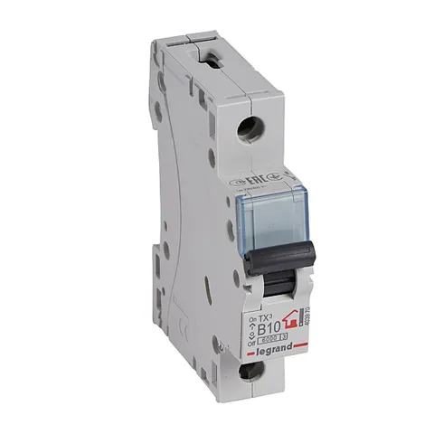 Авт. выключатель TX3, 1P, 10A, хар-ка B, 6kA, 1M