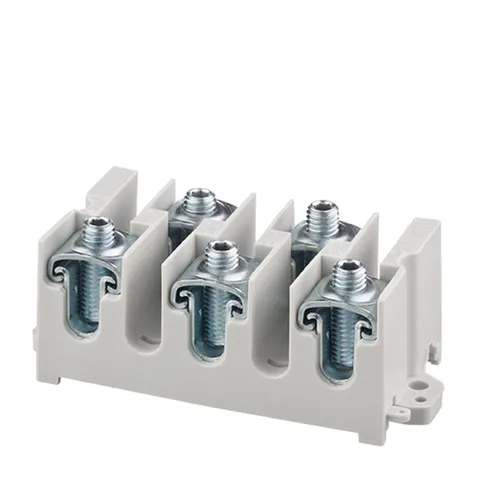 Моноблок для пятижильного кабеля Morek MAB16x5 серый, 5P(3P+N+PE), 5x2,5_16mm² Cu, 5x124A, 690V