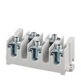 Моноблок для пятижильного кабеля Morek MAB16x5 серый, 5P(3P+N+PE), 5x2,5_16mm² Cu, 5x124A, 690V