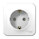 Розетка Systeme Electric Blanca, открытой установки с заземлением без шторок изол. пл., 16А, 250В, белый