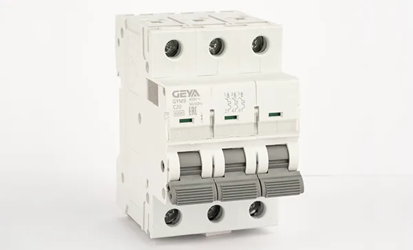 Авт. выключатель GYM9-3P-20C, 3P, 20A, хар-ка C, 6kA, 3M