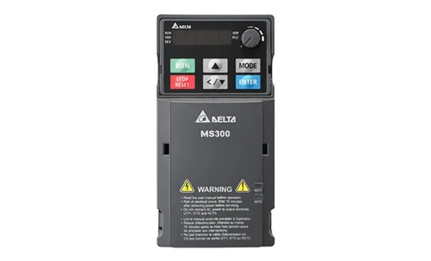 Преобразователь частоты MS300, 1ф вход / 3ф выход, 230VAC, 0.18/0.25kW, 1.6/1.8A, ЭМС С2, IP20, корп.B