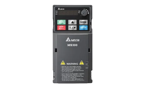 Преобразователь частоты MS300, 1ф вход / 3ф выход, 230VAC, 0.18/0.25kW, 1.6/1.8A, ЭМС С2, IP20, корп.B