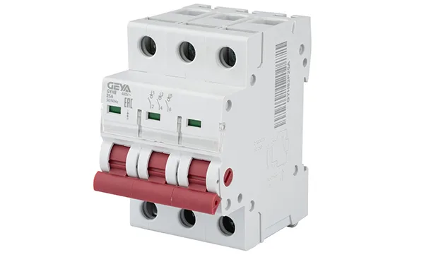 Выключатель нагрузки GYH8-3P-25, 3P, 25A, 12kA, 3M