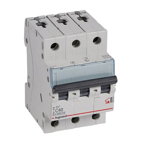 Авт. выключатель TX3, 3P, 40A, хар-ка C, 6kA, 3M