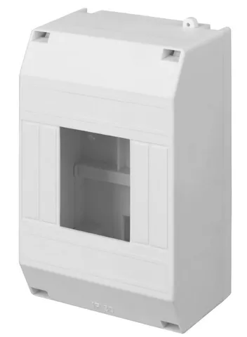 Корпус для пломбировки MIKRO S-4, 4M, без клемм и дверцы, 125x80x58mm, IP20