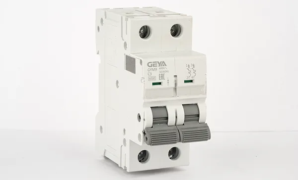 Авт. выключатель GYM9-2P-3C, 2P, 3A, хар-ка C, 6kA, 2M