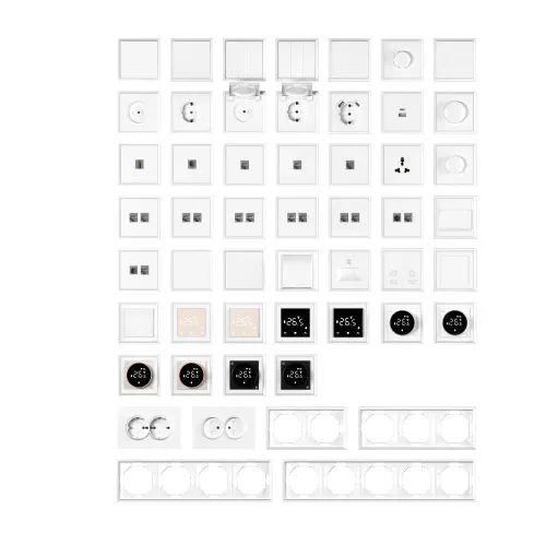 Накладка для светильника Step Light DB986, глянцевый белый, серия S08
