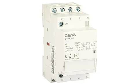 Контактор модульный GYHC-4P, 25A, 2NO+2NC, 24VAC/DC, 2M