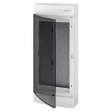 N48C IT, Щит навесной мультимедийный, 4 ряда, прозрач. дверца, IP40