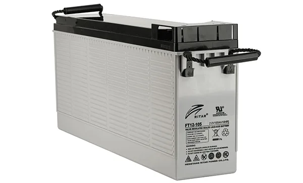 Батарея аккумуляторная Ritar FT12-105, F8(M6), 12V/105Ah, 236x508x110 HxLxW, 32.5kg, 12 лет