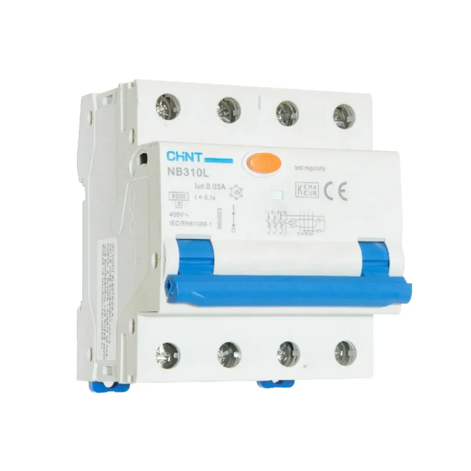 Диф. авт. выкл. NB310L 3P+N 40A 30mA, тип A, х-ка B, 6kA (R)(CHINT)