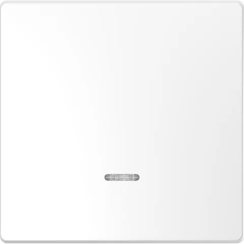 Лицевая панель Schneider Electric D-Life, клавиша 1-ная с линзой для LED модуля, бел. лотос