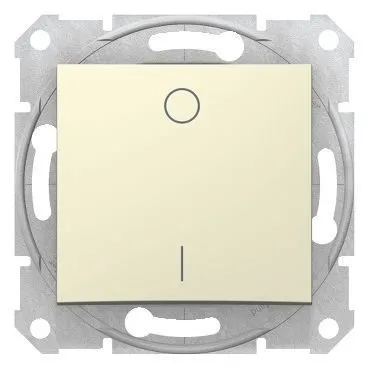 Выключатель Schneider Electric Sedna, выкл. 2-пол.10А, бежевый