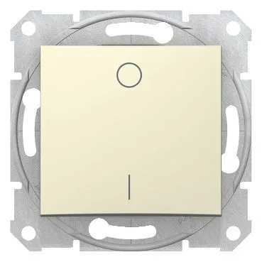 Выключатель Schneider Electric Sedna, выкл. 2-пол.10А, бежевый