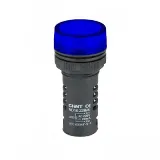 Индикатор ND16-22DS/4C синий, компактный, встр. конденсатор, IP65 АС110В (R)