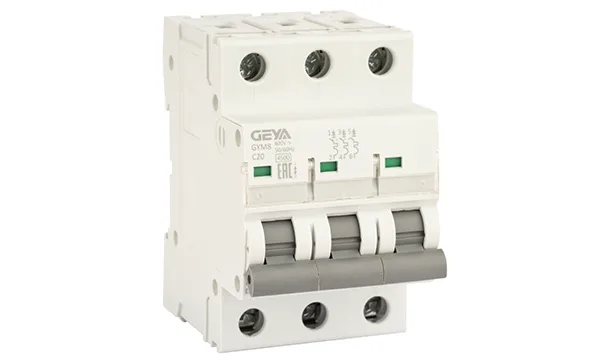 Авт. выключатель GYM8-3P-20C, 3P, 20A, хар-ка C, 4,5kA, 3M