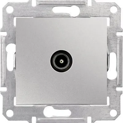 Розетка ТВ Schneider Electric Sedna, TV коннектор оконечный, алюминий