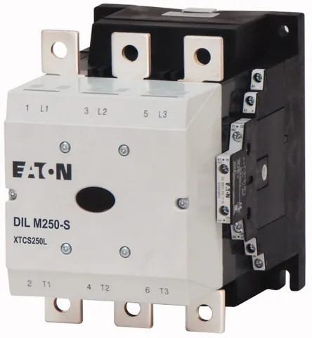 Контактор DILM250-S/22(220-240V50/60HZ), 3P, 250A/(350A по AC-1), 132kW(400VAC), 220_240V50/60Hz, 2NO+2NC