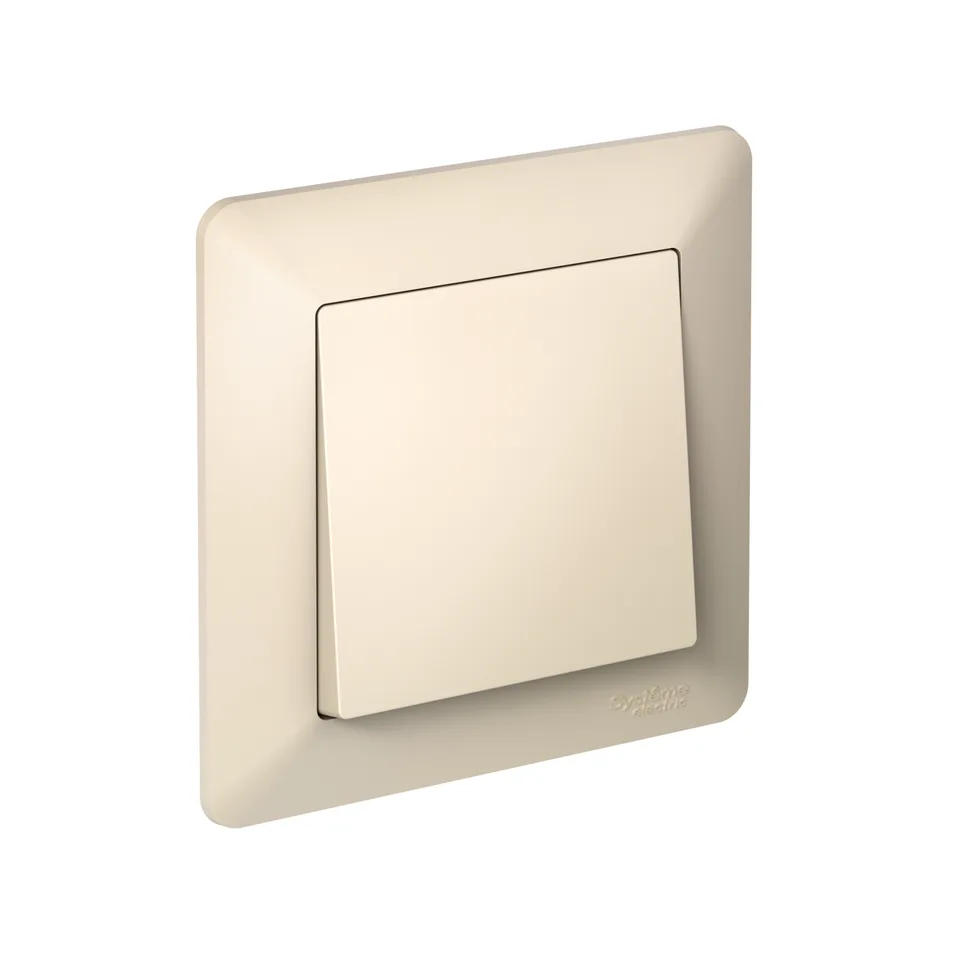 AtlasDesign AIR Systeme Electric 1-постовая рамка, бежевый