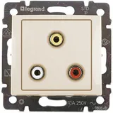 Valena - Тройная розетка RCA, сл.кость