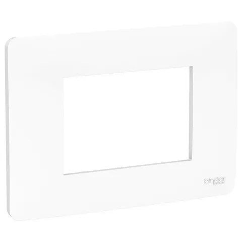 Рамка Schneider Electric Unica, MODULAR 3-модульная, белый