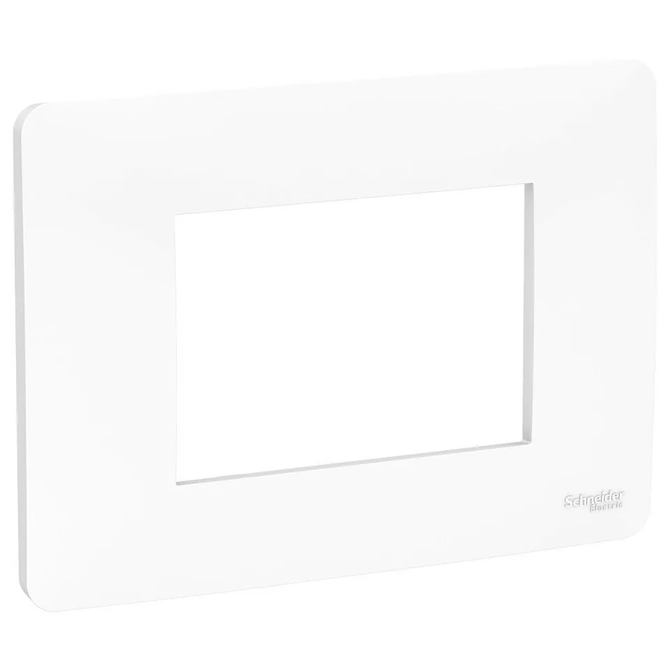 Рамка Schneider Electric Unica, MODULAR 3-модульная, белый