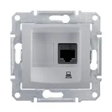 Розетка компьютерная Schneider Electric Sedna, компьют. роз. кат.5е неэкр UTP, алюм